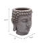 Pot sculptural d'intérieur ou d'extérieur à motif de Bouddha sculptural pour décoration intérieure ou de patio