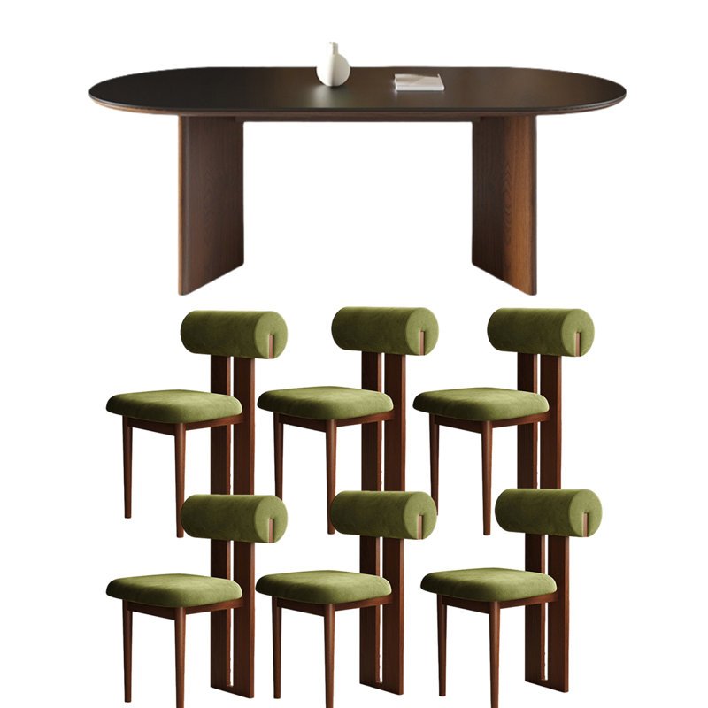 Table de salle à manger Retro, H 29,5 po x L 55,1 po x l 31,5 po, Noir