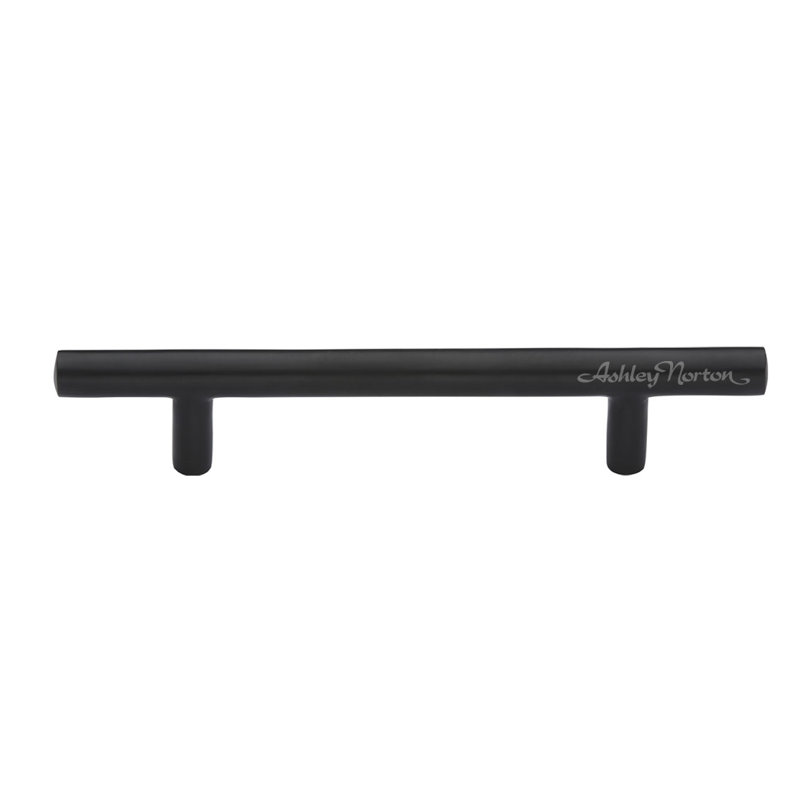 Cabinet 8" Center to Center Bar Pull, 6", Flat Black