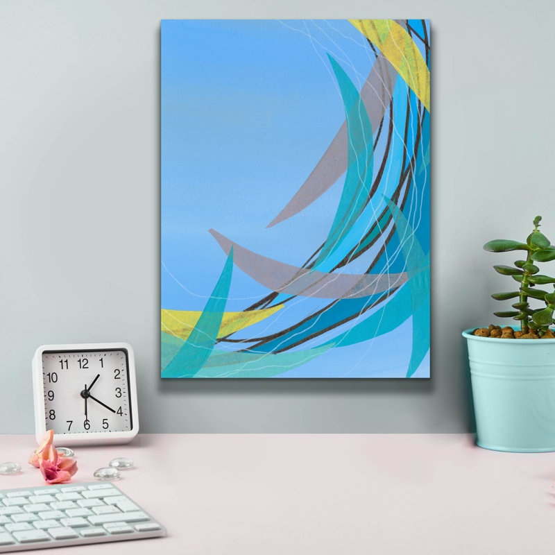 «Circulation Flow II» par Regina Moore, H 16 po x l 12 po x P 0,75 po