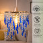 25.5 cm H Novelty Pendant Shade ( Screw On ) in Blue and Clear-37851767