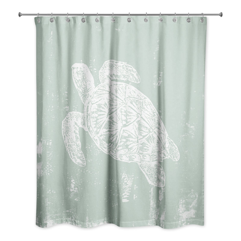Korsen Shower Curtain, Green