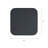 Haley Square Steel Table 24" Black-2064349900