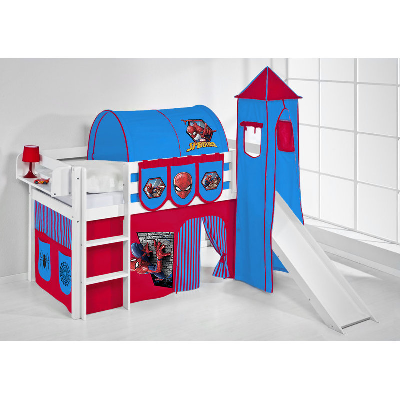 Jelle Loft Bed Platform with Built-in Ladder Included, European Single (90 x 200cm)