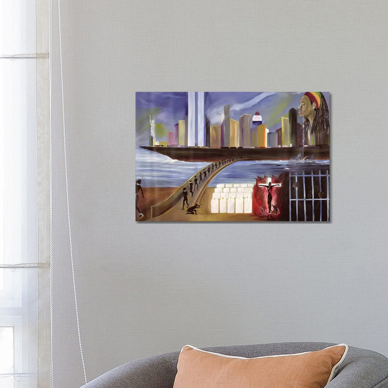 River Of Babylon by Ikahl Beckford - Wrapped Canvas Painting, 66.04 cm H x 45.72 cm W