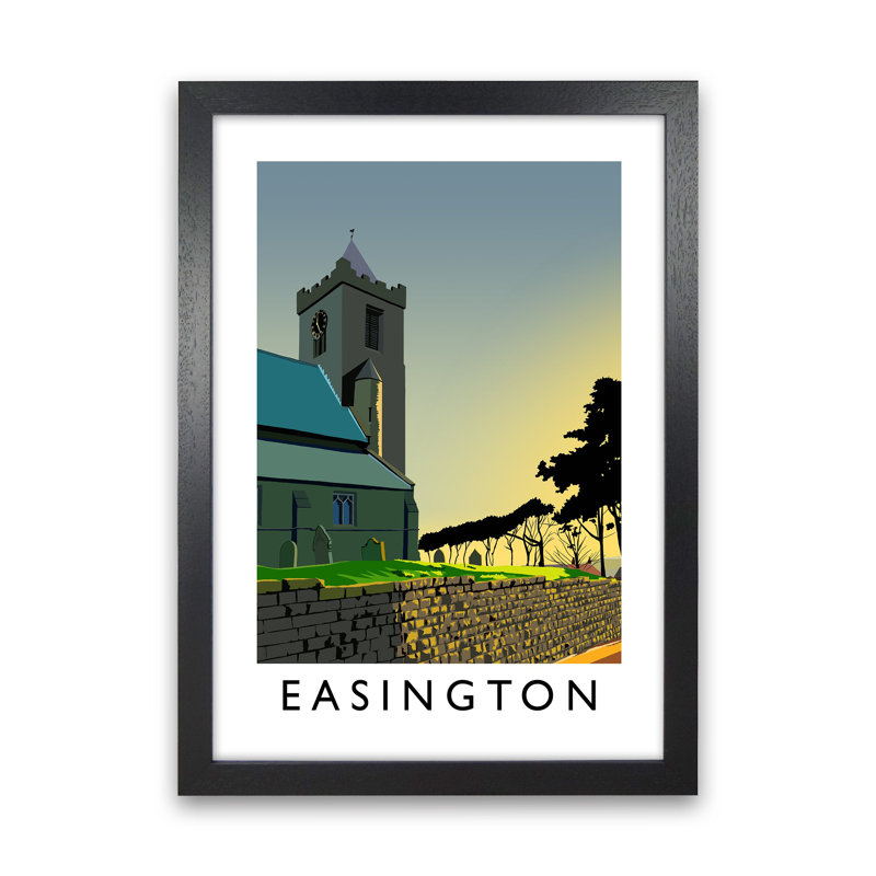 Easington Portrait by Richard O'Neill - Print, Black Framed, 46cm H x 34cm W x 3cm D