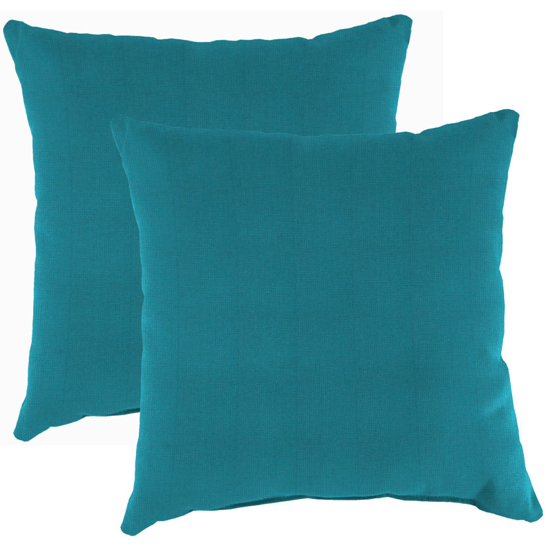 Sunbrella Outdoor Throw Pillow, Spectrum Peacock