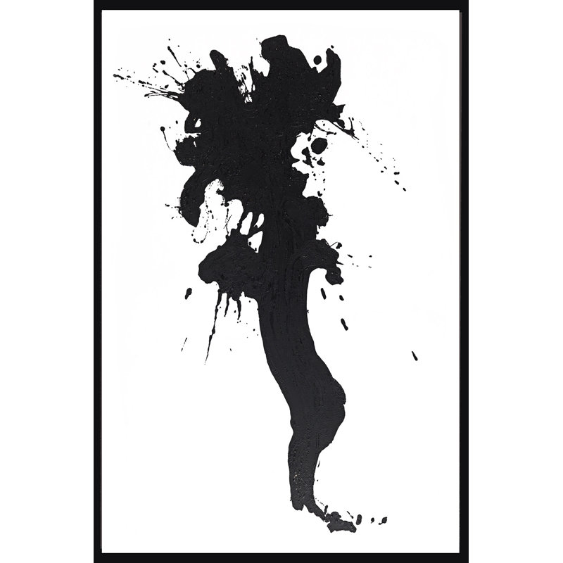 «Blot I», peinture sur toile à cadre flottant