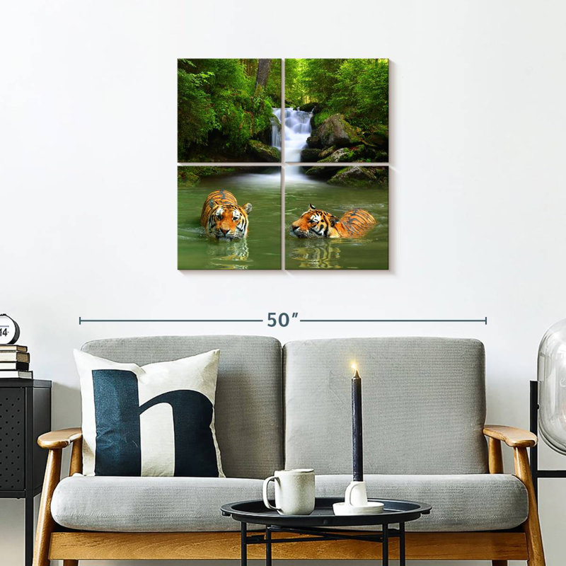 Brampt Tigers, 26" H x 26" W