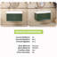 Meuble-lavabo mural simple 36 po avec comptoir en marbre 36 po