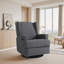 Fauteuil inclinable et oscillant rembourré classique-1406458709