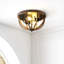 Plafonnier encastré 13 "2 lumières Tiphaine