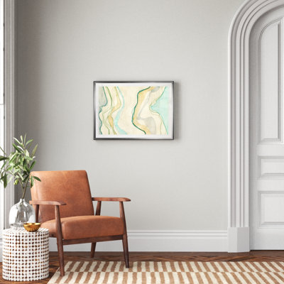 « ocean cascade i »-impression sur toile