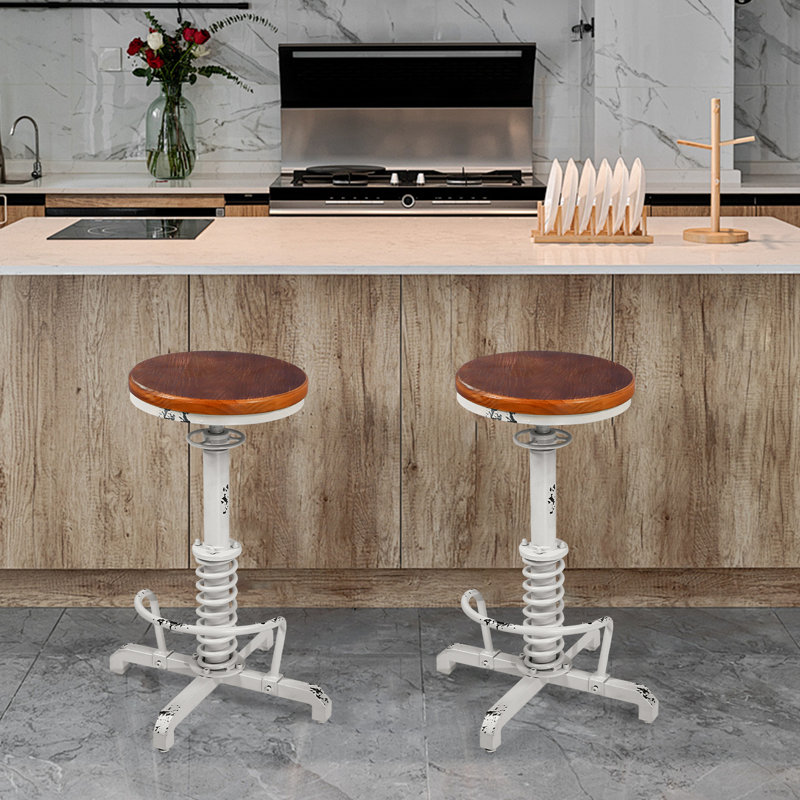 Tabouret Javin, Blanc, 1