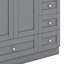 Meuble-lavabo 36 po avec lavabo en céramique et armoire de rangement à tiroir-2031265578