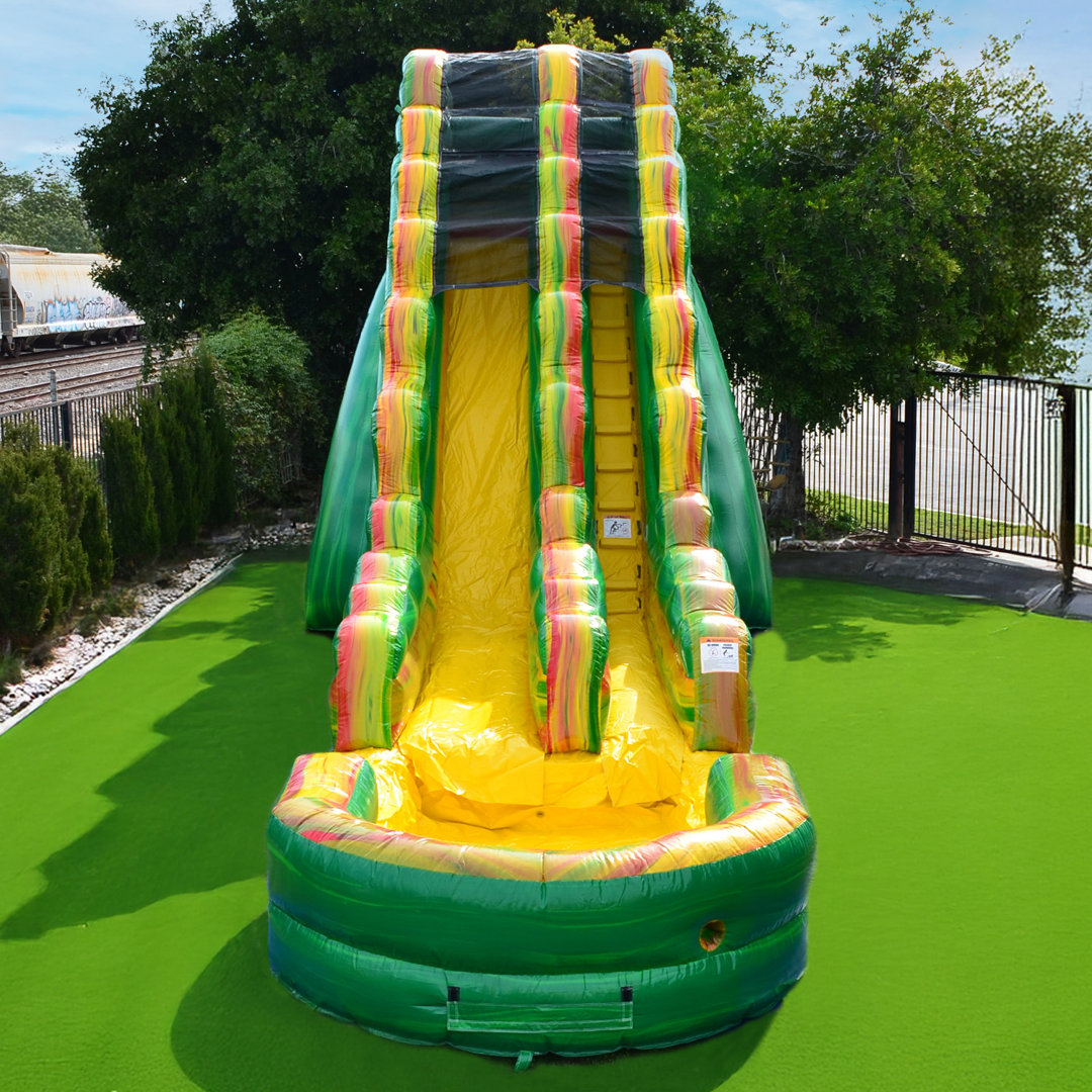 JumpOrange Melting Arctic 19 ft Inflatable Water Slide (with Blower) JumpOrange 