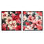 Tyringham - Ensemble de 2 collages carrés floraux-101854683-101854684