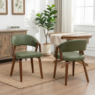 Providence Faux Leather Upholstered Dining Chair (Set of 2)