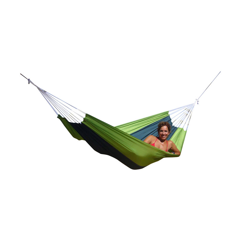 Silk Traveller Ocean Blue Camping Hammock, Green
