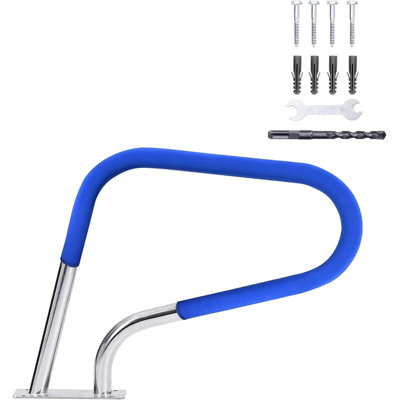 Swimming Pool Handrail 30"X 22" 304 Stainless Steel 250LBS Load Capacity