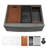 Style Kitchen Sink With Stainless Steel Apron And Workstation 33X22x10" - Matte Black, Integrated Ledge Feature, Upgrade Your Vibration- Design, Smooth Operation