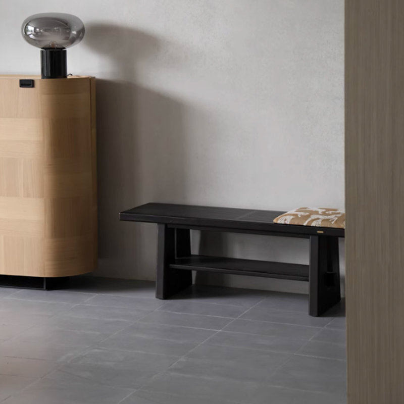 Banc de rangement pour chaussures double
