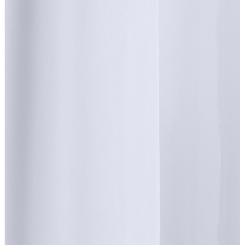 Roiann Sheer Curtain Pair, White, 140cm Width x 122cm Drop