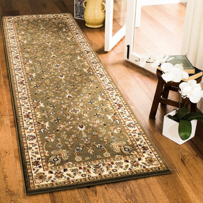 Tapis à motif classique, 2 pi 7 po X 3 po, polypropylène, 8,04 lb, idéal pour un tapis en polypropylène confortable et confortable, 0,44 po d'épaisseur, apporte du caractère à votre pièce