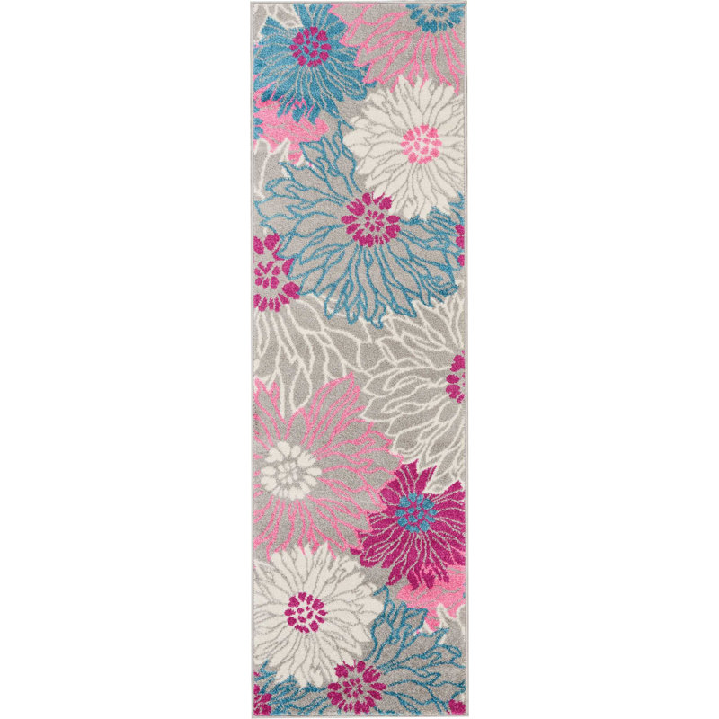 Floral Indoor Rug, Runner 1'10" x 6'