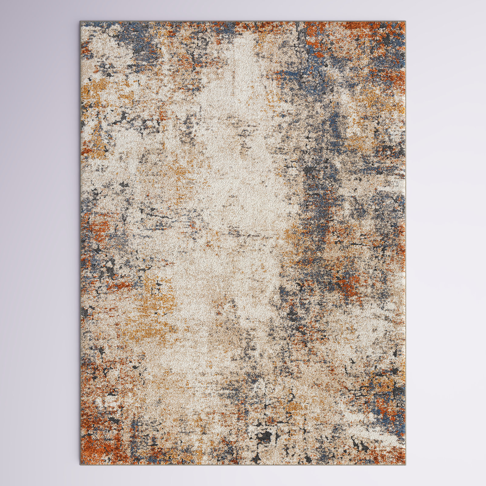 Trent Austin Design® Dunigan Abstract Machine Woven Polypropylene Area ...