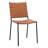 Ryland 18.5'' H Leather Upholstered Metal Armchair-458818716-458137248