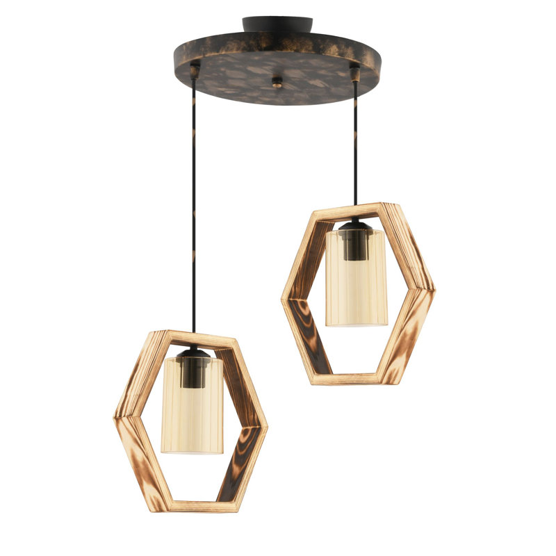Lustre, Naturel, Rétro, Deux lumières