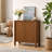 31.5" Solid Wood Veneer Accent Cabinet-123328746
