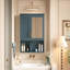 Armoire de toilette 2 en 1, armoire à pharmacie murale de 30 pouces avec tablettes réglables et portes à fermeture en douceur, miroir haute définition avec rangement pour meuble-lavabo de salle de bain-706080875