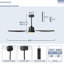 Ashuna 52'' Ceiling Fan with LED Lights