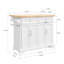 Mitzi 115 cm W Kitchen Island with Top