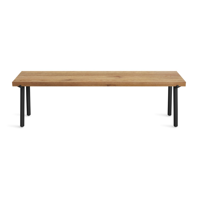 Branch Dining Bench, Black, Oak
