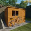 Solid Wood Shiplap Pent Garden Shed-121676397