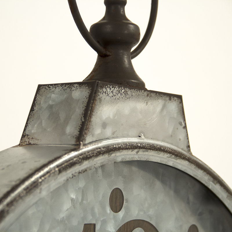 Ragsdale Metal Analog Wall Clock