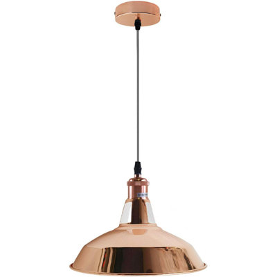 1 - Light Rose Gold Geometric Pendant