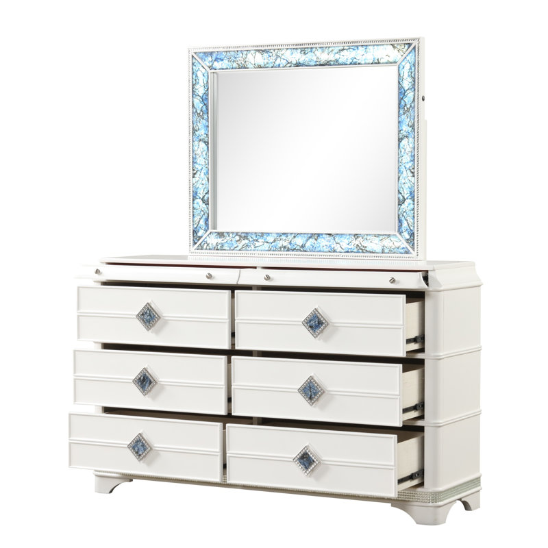 Commode 6 tiroirs Laguna