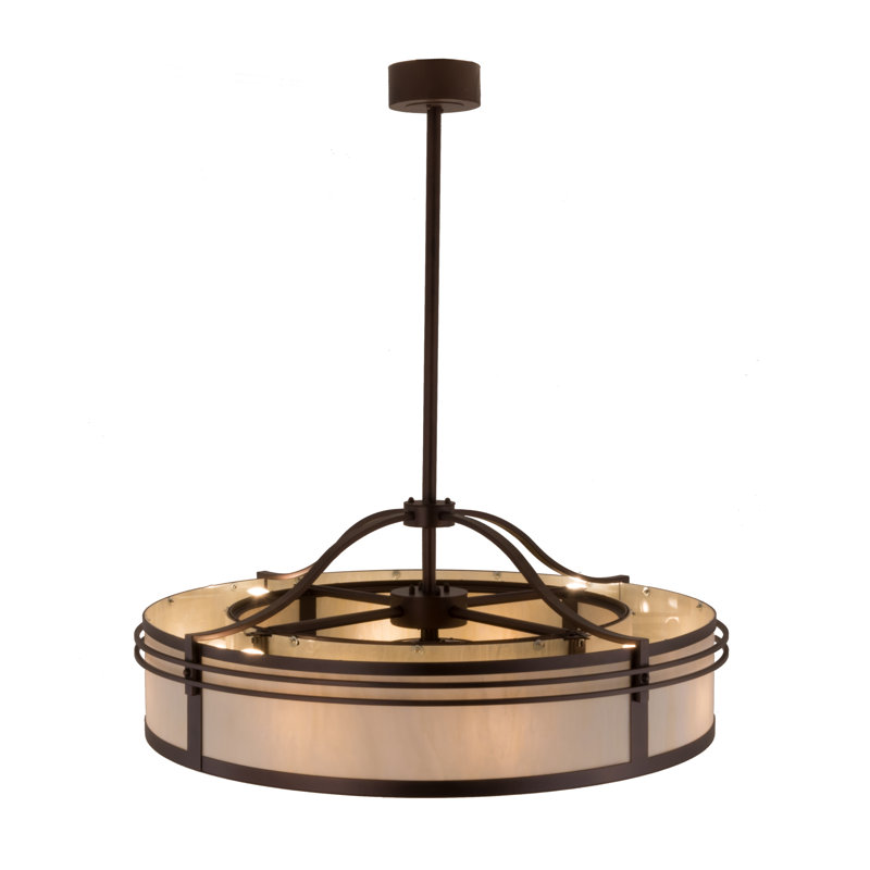 Bostick 12 - Light Dimmable Drum Chandelier