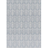Ikat Area Rug in Light Blue