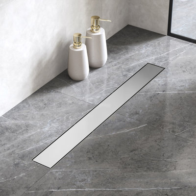 36" Modern Shower Linear Drain Black