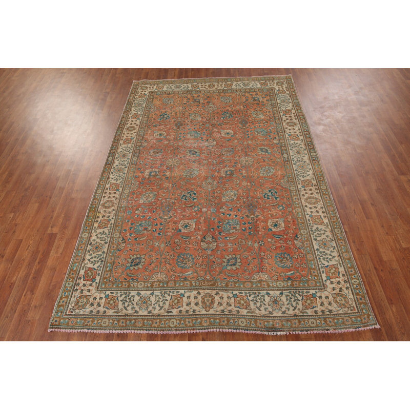 Tapis traditionnel délavé All-Over 7 x 10