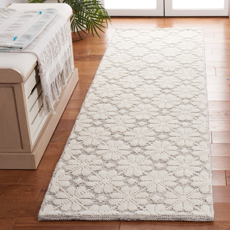 Martha Stewart Hand Woven Wool Rug, Runner 2'3" x 8'
