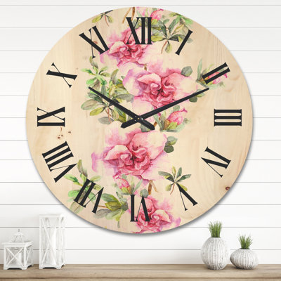 Horloge murale Bouquet de fleurs II