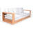 Gazel 87'' Wide Teak Patio Sofa with Cushions-86504302