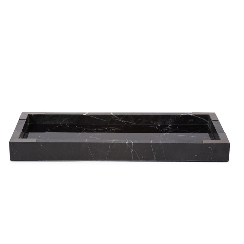 Cory-Lee Marble Tray, Black