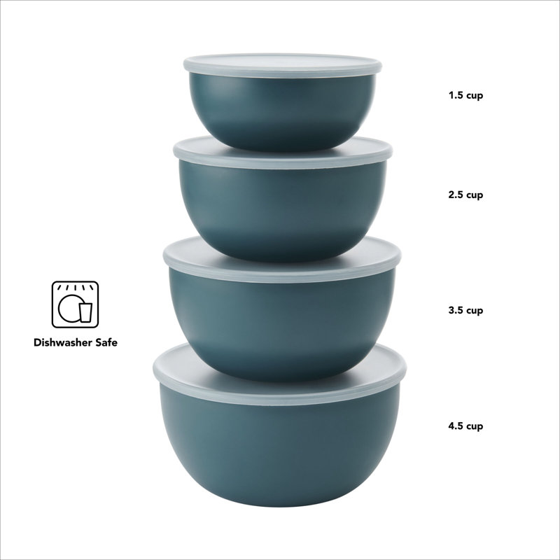 Kitchenaid Prep Bowl Set With Lids, 4 Piece